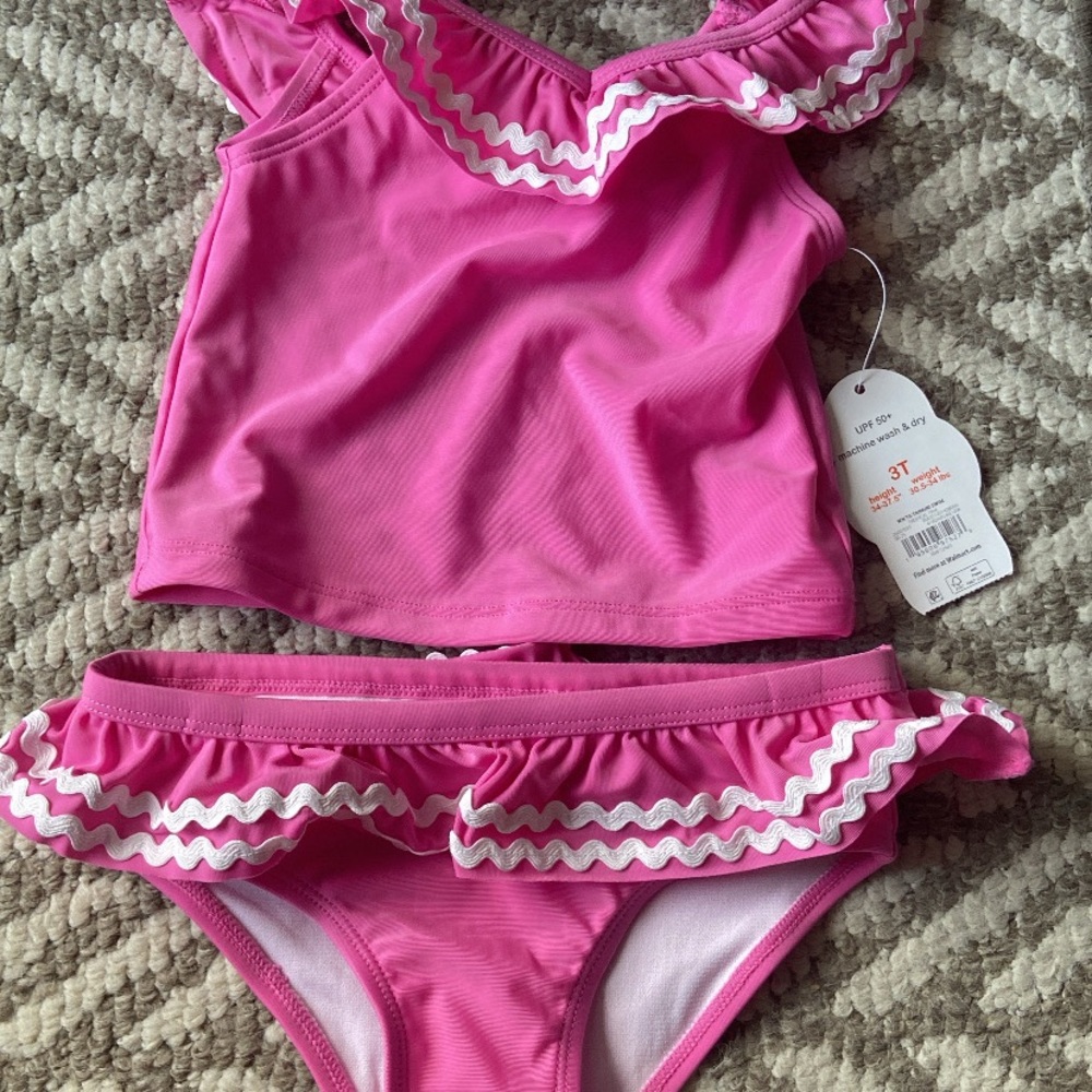 NWT 4Pack Toddler swimsuits - size 3T - Picture 3 of 5